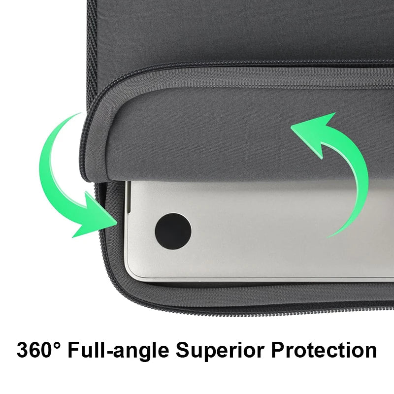 Portable Laptop Sleeve Bag Soft Cover 11 12 13 14 15 15.6 inch for Macbook Huawei Xiaomi Hp Dell Lenovo Notebook Accessories - Slobuy