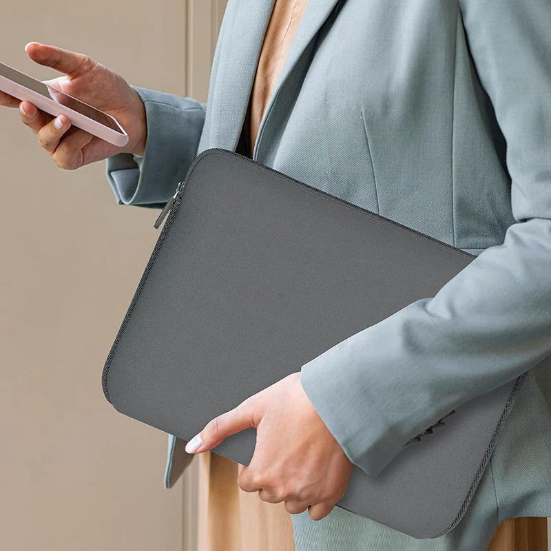 Portable Laptop Sleeve Bag Soft Cover 11 12 13 14 15 15.6 inch for Macbook Huawei Xiaomi Hp Dell Lenovo Notebook Accessories - Slobuy