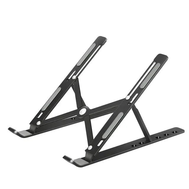 Portable Laptop Stand Aluminum Notebook Support Computer Bracket Macbook Air Pro Holder Accessories Foldable Lap Top Base For Pc - Slobuy