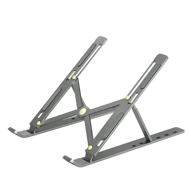 Portable Laptop Stand Aluminum Notebook Support Computer Bracket Macbook Air Pro Holder Accessories Foldable Lap Top Base For Pc - Slobuy