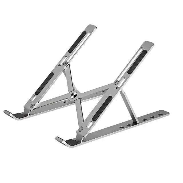 Portable Laptop Stand Aluminum Notebook Support Computer Bracket Macbook Air Pro Holder Accessories Foldable Lap Top Base For Pc - Slobuy