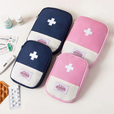 Portable Medicine Bag Cute First Aid Kit Medical Emergency Kits Organizer Outdoor Household Medicine Pill Storage Bag Travel - Slobuy