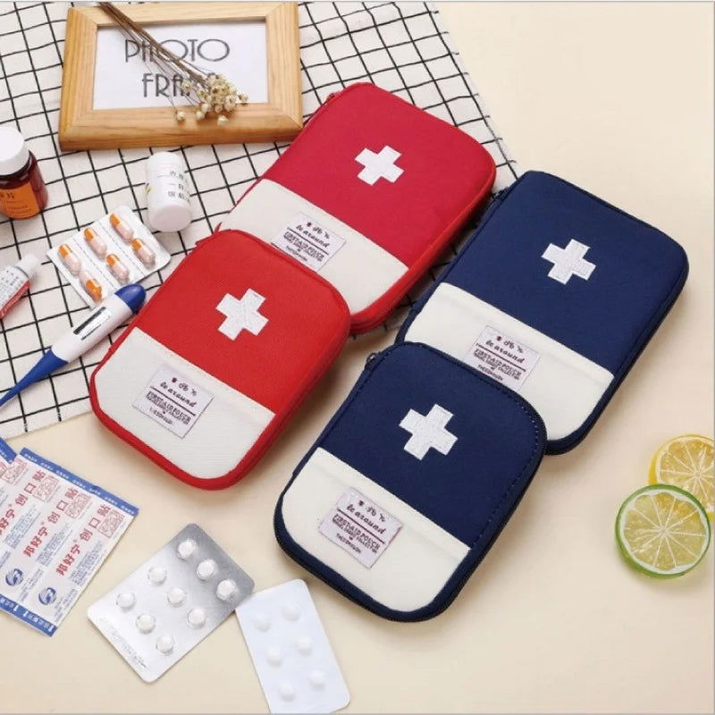 Portable Medicine Bag Cute First Aid Kit Medical Emergency Kits Organizer Outdoor Household Medicine Pill Storage Bag Travel - Slobuy