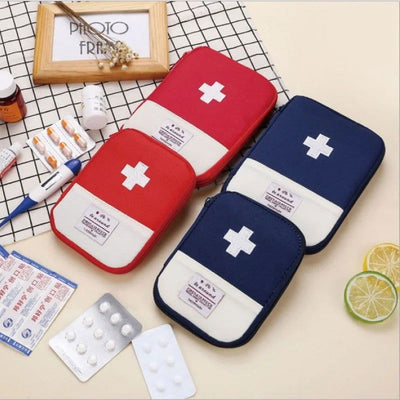 Portable Medicine Bag Cute First Aid Kit Medical Emergency Kits Organizer Outdoor Household Medicine Pill Storage Bag Travel - Slobuy