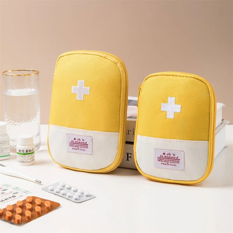 Portable Medicine Bag Cute First Aid Kit Medical Emergency Kits Organizer Outdoor Household Medicine Pill Storage Bag Travel - Slobuy