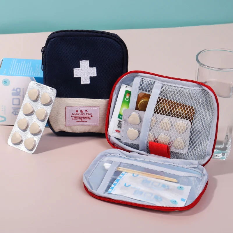 Portable Medicine Bag Cute First Aid Kit Medical Emergency Kits Organizer Outdoor Household Medicine Pill Storage Bag Travel - Slobuy