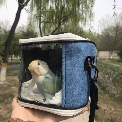 Portable Pet Bird Cage Parrot Breathable and Detachable Hamster Flying Kangaroo Travel Bag Pet Accessories Guinea Pig  Pet Bag - Slobuy