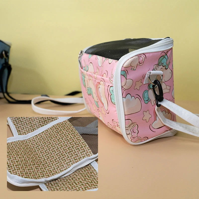 Portable Pet Bird Cage Parrot Breathable and Detachable Hamster Flying Kangaroo Travel Bag Pet Accessories Guinea Pig  Pet Bag - Slobuy