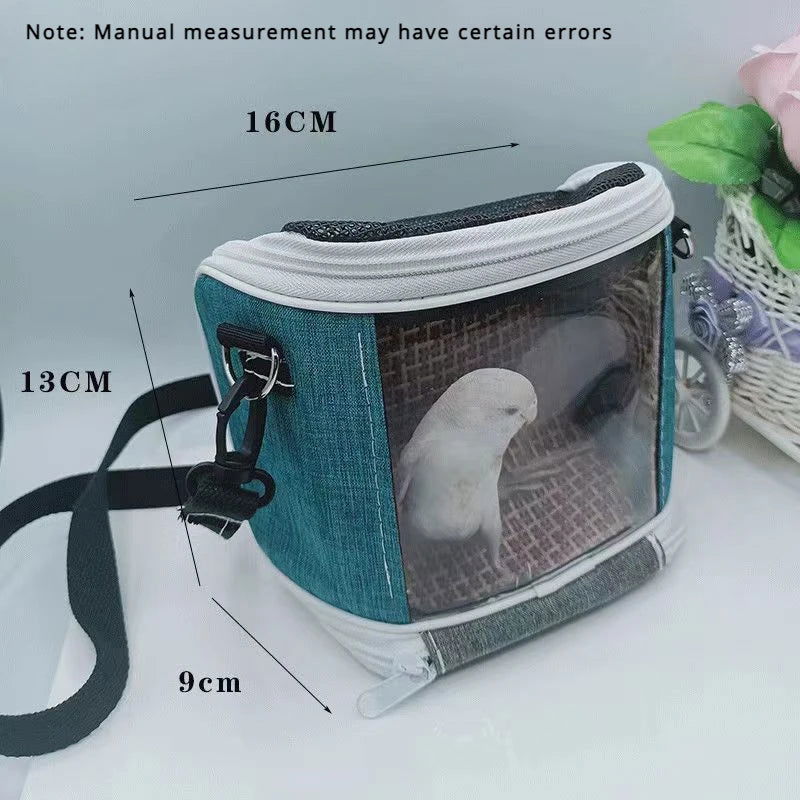 Portable Pet Bird Cage Parrot Breathable and Detachable Hamster Flying Kangaroo Travel Bag Pet Accessories Guinea Pig  Pet Bag - Slobuy