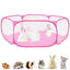 Portable Pet Cat Dog Cage Tent Playpen Folding Fence For Hamster Hedgehog Small Animals Breathable Puppy Cat Rabbit Guinea Pig - Slobuy