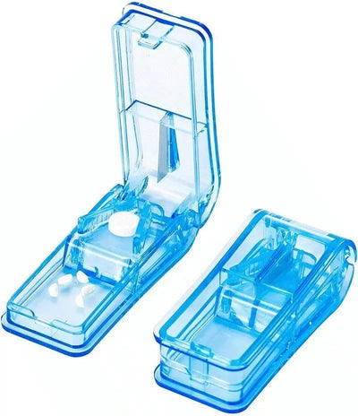 Portable Pill Cutter Split Medication Storage Tablet Cutter Cutting Slicer Home Pill Box Dispenser Pill Box Personal Health Care - Slobuy