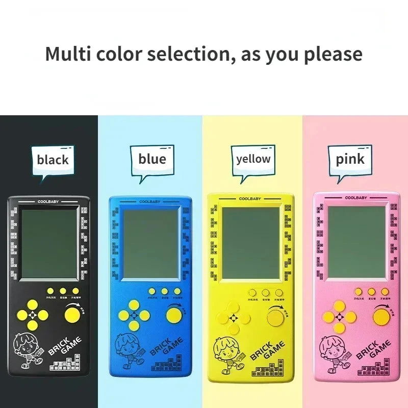 Portable Retro Gaming  Console 4.1 Inch Large Screen Children's Nostalgic Pocket Game Console Kids Game Toys - Slobuy