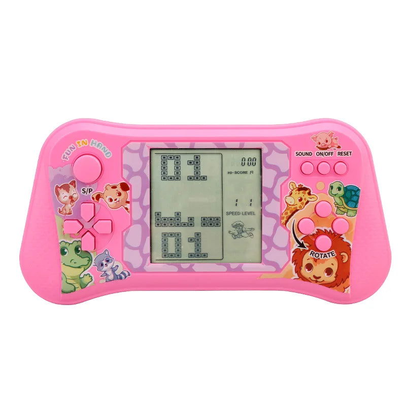 Portable Retro Gaming  Console 4.1 Inch Large Screen Children's Nostalgic Pocket Game Console Kids Game Toys - Slobuy