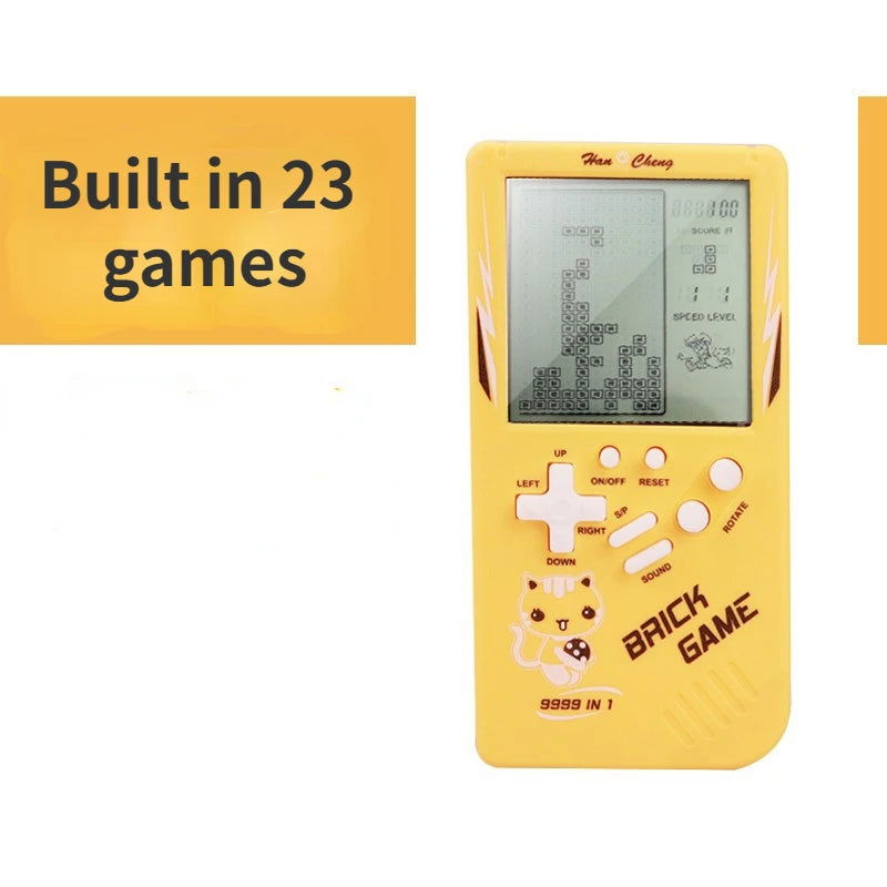 Portable Retro Gaming  Console 4.1 Inch Large Screen Children's Nostalgic Pocket Game Console Kids Game Toys - Slobuy