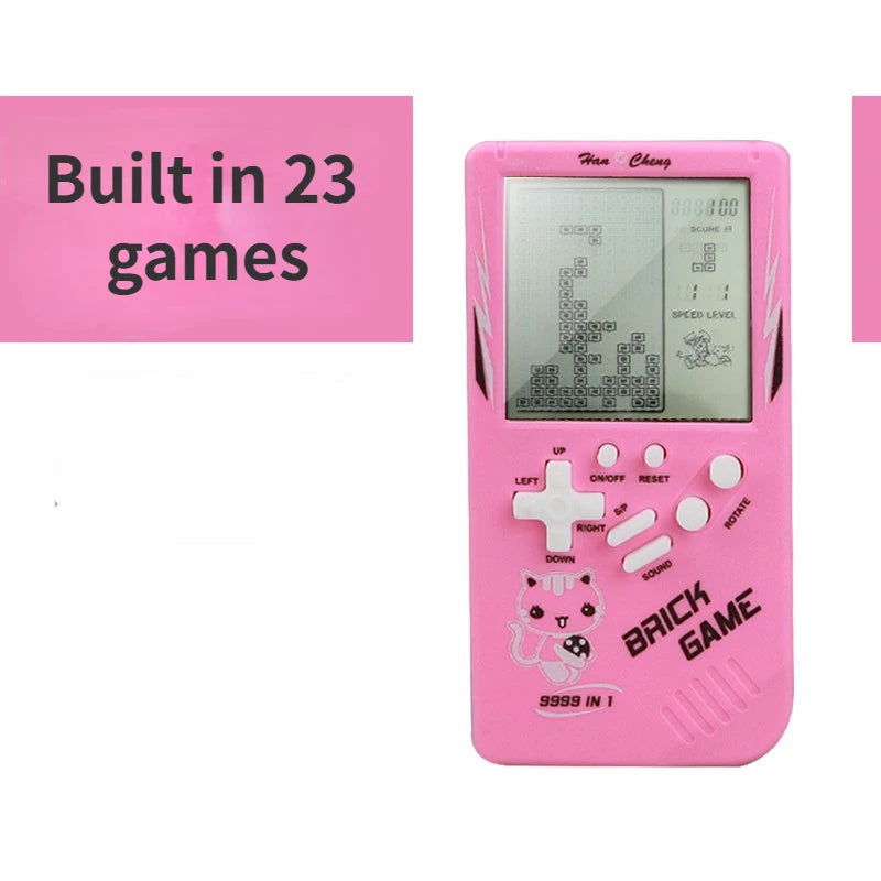 Portable Retro Gaming  Console 4.1 Inch Large Screen Children's Nostalgic Pocket Game Console Kids Game Toys - Slobuy