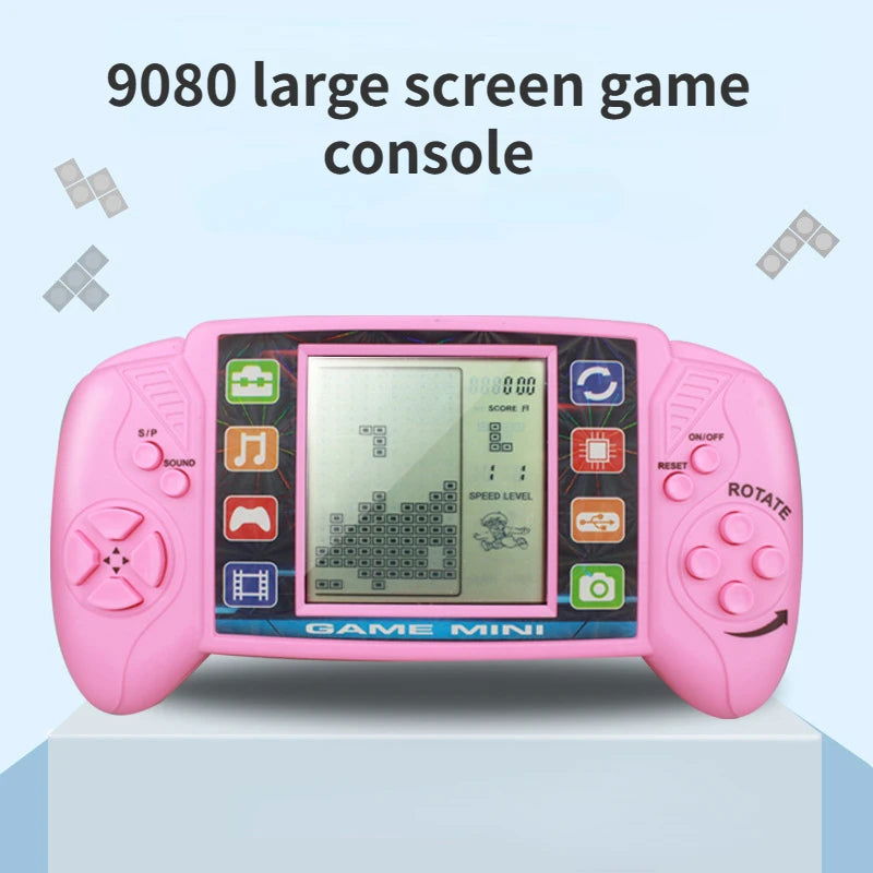 Portable Retro Gaming  Console 4.1 Inch Large Screen Children's Nostalgic Pocket Game Console Kids Game Toys - Slobuy