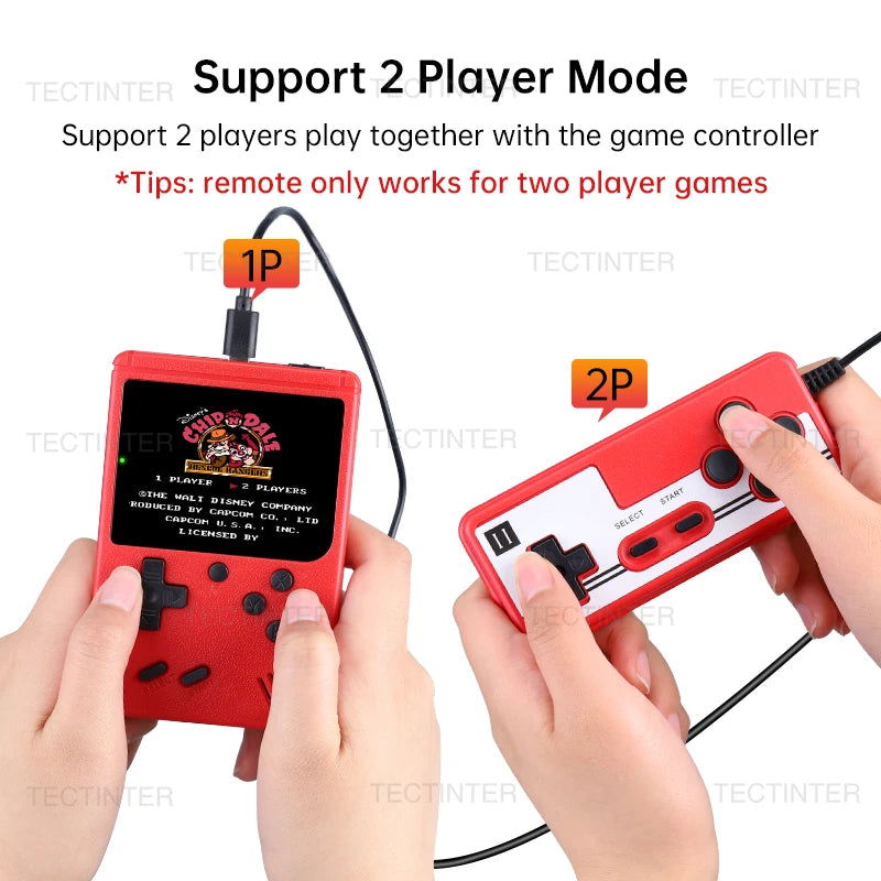 Portable Retro Mini Video Game Console 8-Bit Handheld Game Player Built-in 500 games AV Out Game Console Gameboy videojuego - Slobuy