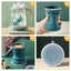 Portable Silicone Foldable Cup With Lanyard Heat Resistant Collapsible Cups Lid Folding Storage Travel Mug For Hot Water - Slobuy