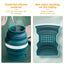 Portable Silicone Foldable Cup With Lanyard Heat Resistant Collapsible Cups Lid Folding Storage Travel Mug For Hot Water - Slobuy