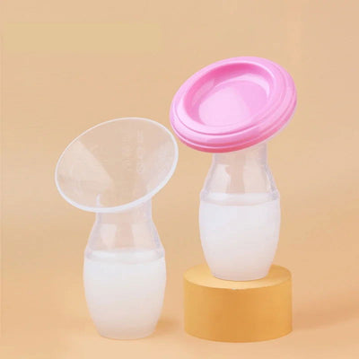 Portable Silicone Manual Breast Pump Breastmilk Storer Breastfeeding suction bottle - Slobuy