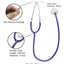 Portable Single Head Stethoscope Professional Cardiology Stethoscope Doctor Medical Equipment Student Vet Nurse Medical Device - Slobuy
