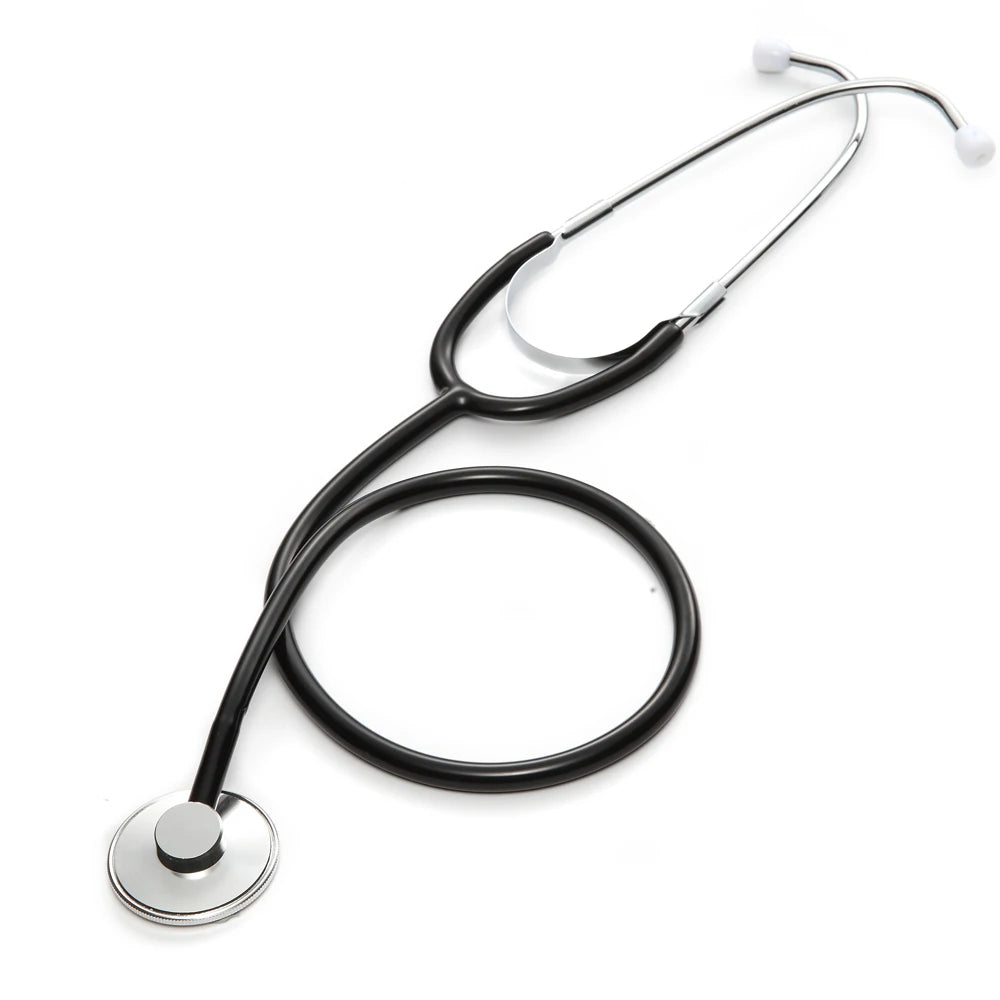 Portable Single Head Stethoscope Professional Cardiology Stethoscope Doctor Medical Equipment Student Vet Nurse Medical Device - Slobuy