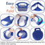 Portable Small Pet Cage Transparent Cat and Dog Cage Tent Pet Playpen Open Folding Yard Fence For Dog Hamster Rabbit Guinea Pig - Slobuy