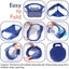 Portable Small Pet Cage Transparent Hedgehog Cage Tent Pet Playpen Open Folding Yard Fence For Dog Hamster Rabbit Guinea Pig - Slobuy