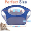 Portable Small Pet Cage Transparent Hedgehog Cage Tent Pet Playpen Open Folding Yard Fence For Dog Hamster Rabbit Guinea Pig - Slobuy