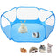 Portable Small Pet Cage Transparent Hedgehog Cage Tent Pet Playpen Open Folding Yard Fence For Dog Hamster Rabbit Guinea Pig - Slobuy