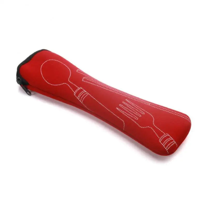 Portable Tableware Bag Cutlery  Dinner Set Travel Packaging Storage Box Dinnerware Picnic Fork Spoon  Without - Slobuy