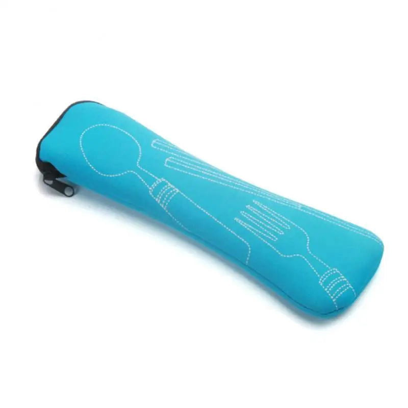 Portable Tableware Bag Cutlery  Dinner Set Travel Packaging Storage Box Dinnerware Picnic Fork Spoon  Without - Slobuy