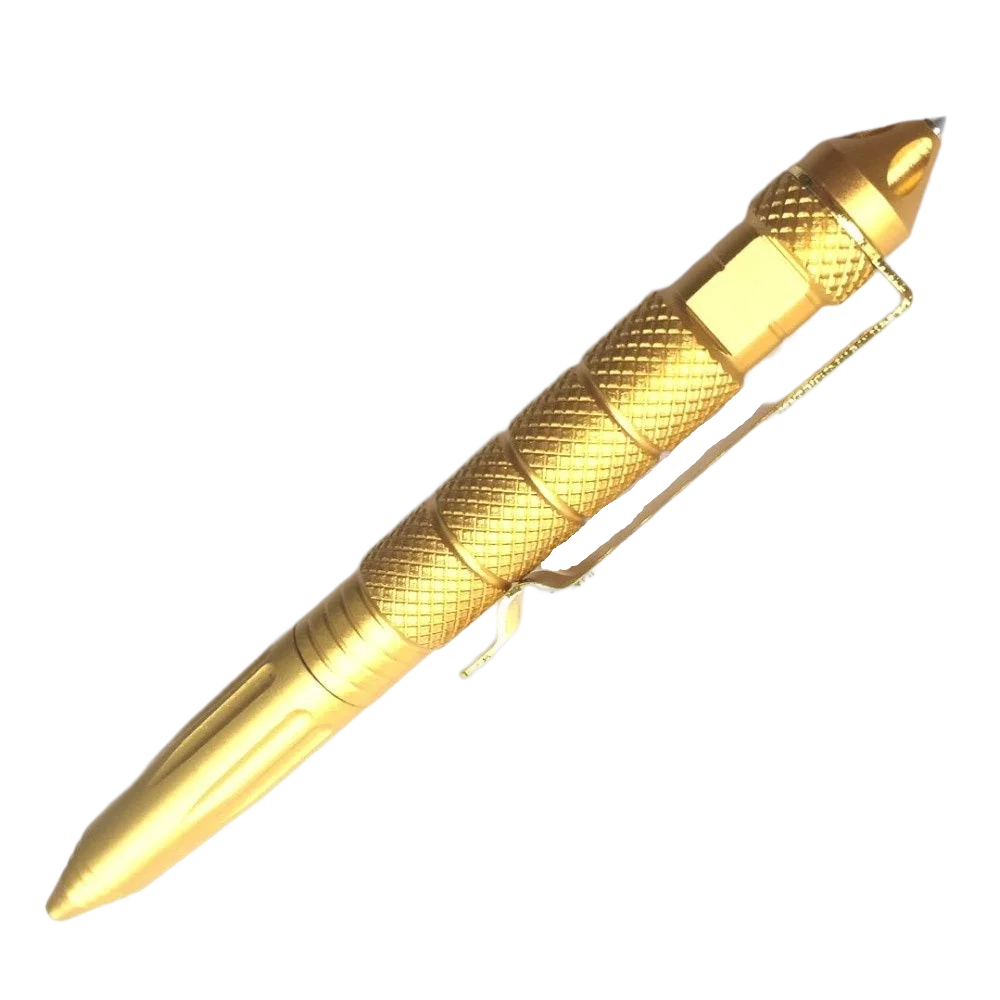 Portable Tactical Pen Self Defense Pen Aviation Aluminum Emergency Glass Breaker Pen Security Protection Survival EDC Multitool - Slobuy