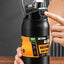 Portable Thermos with Straw 304 Stainless Steel Thermal Mug Tumbler Coffee Cup Sports Vacuum Flasks Cold and Hot Water Bottle - Slobuy