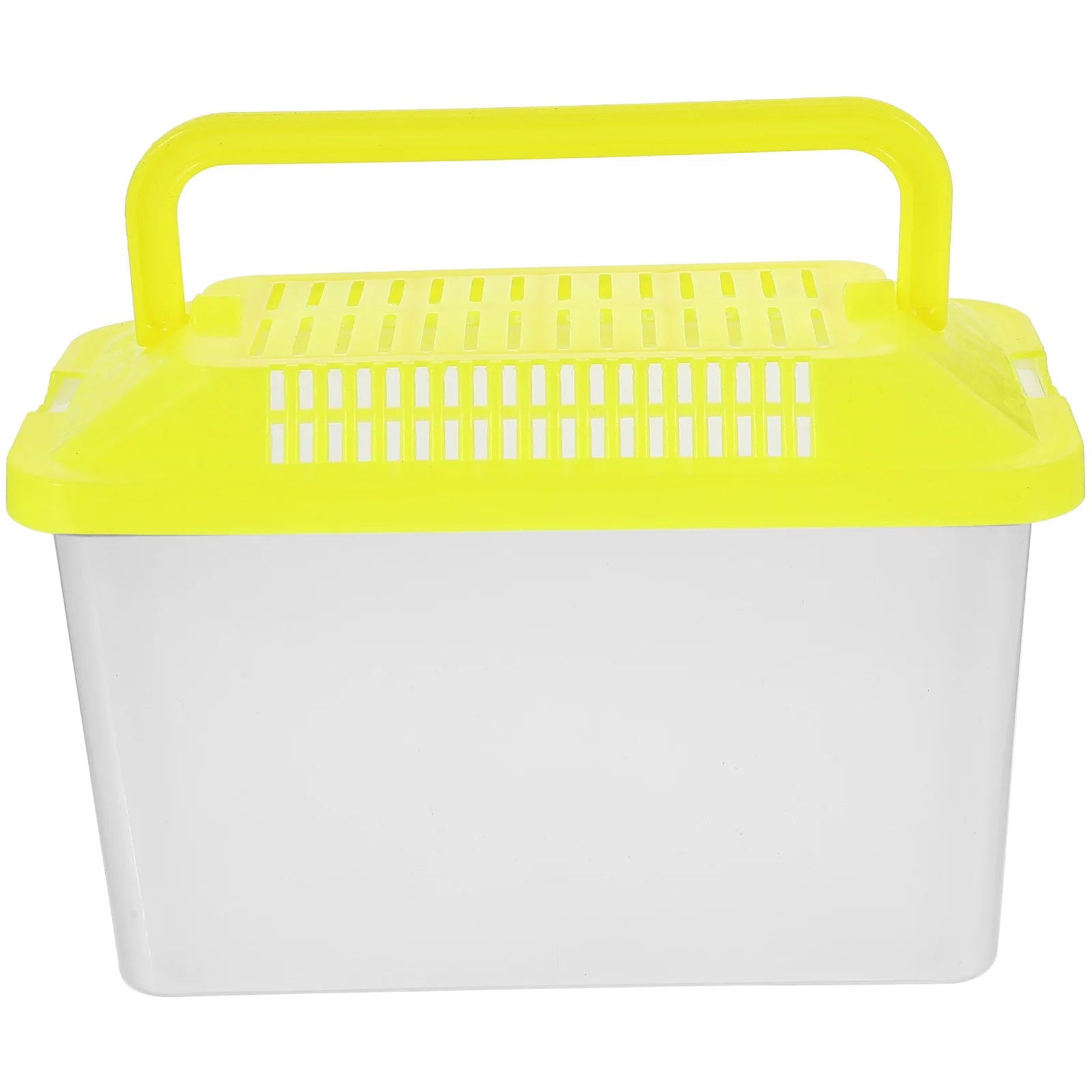 Portable Tortoise Terrarium Plastic Turtle Fish Tank Climbing Pet Feeding Container - Slobuy