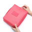 Portable Travel Makeup Bag Waterproof Multi Compartment Multifunctional Cosmetic Make Up Toiletry Organizer for Women and Girls - Slobuy