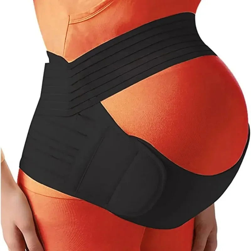 Pregnant Women Support Belly Band Back Clothes Belt Adjustable Waist Care Maternity Abdomen Brace Protector Pregnancy - Slobuy