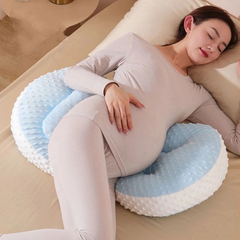 Pregnant Women's Side Sleeping Belly Pillow Multifunctional Maternity Waist Protection Pillow Adjustable Width Pregnancy Pillow - Slobuy