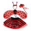 Princess Fairy Costume Set Halloween Costume Ears Headband Bee Wings Magic Wand Tutu Skirt Cosplay Prop Girls Dress Up - Slobuy
