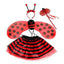 Princess Fairy Costume Set Halloween Costume Ears Headband Bee Wings Magic Wand Tutu Skirt Cosplay Prop Girls Dress Up - Slobuy