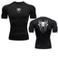 Printed Men's Athletic Compression Shirts Athletic Quick Dry Breathable Rash Guard Athletic Tight Workout Tops Summer Men - Slobuy