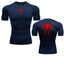 Printed Men's Athletic Compression Shirts Athletic Quick Dry Breathable Rash Guard Athletic Tight Workout Tops Summer Men - Slobuy