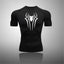 Printed Men's Athletic Compression Shirts Athletic Quick Dry Breathable Rash Guard Athletic Tight Workout Tops Summer Men - Slobuy