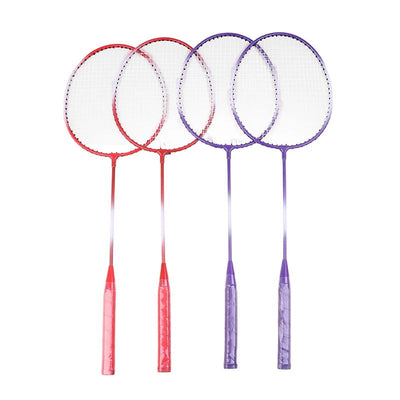 Professional Badminton Rackets Shuttlecocks and Carrying Bag Set Double Badminton Racquet Set Indoor Outdoor Speed Sports - Slobuy