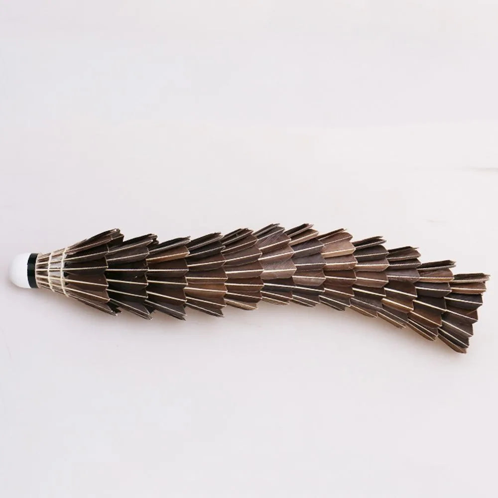 Professional Badminton Shuttlecock Black Goose Feather Badminton Shuttlecock Training Sport Badminton Ball - Slobuy