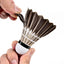 Professional Badminton Shuttlecock Black Goose Feather Badminton Shuttlecock Training Sport Badminton Ball - Slobuy