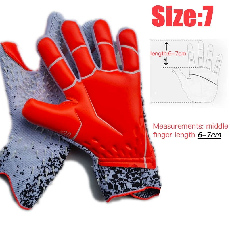 Professional Goalkeeper Gloves Adults Kids Football Latex Thickened Protection  Goalkeeper Soccer Sports Football Goalie Gloves - Slobuy