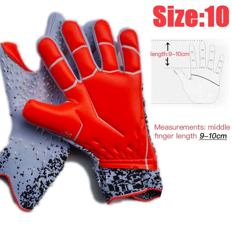 Professional Goalkeeper Gloves Adults Kids Football Latex Thickened Protection  Goalkeeper Soccer Sports Football Goalie Gloves - Slobuy