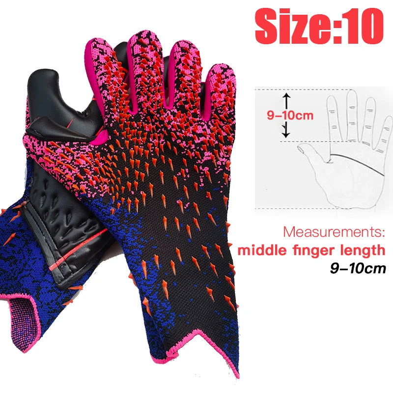 Professional Goalkeeper Gloves Adults Kids Football Latex Thickened Protection  Goalkeeper Soccer Sports Football Goalie Gloves - Slobuy