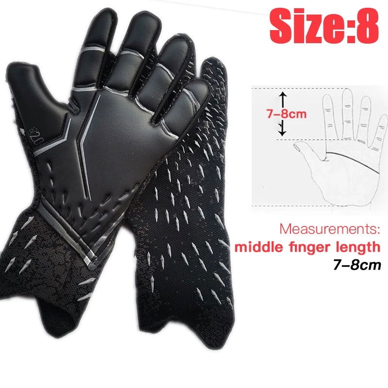 Professional Goalkeeper Gloves Adults Kids Football Latex Thickened Protection  Goalkeeper Soccer Sports Football Goalie Gloves - Slobuy